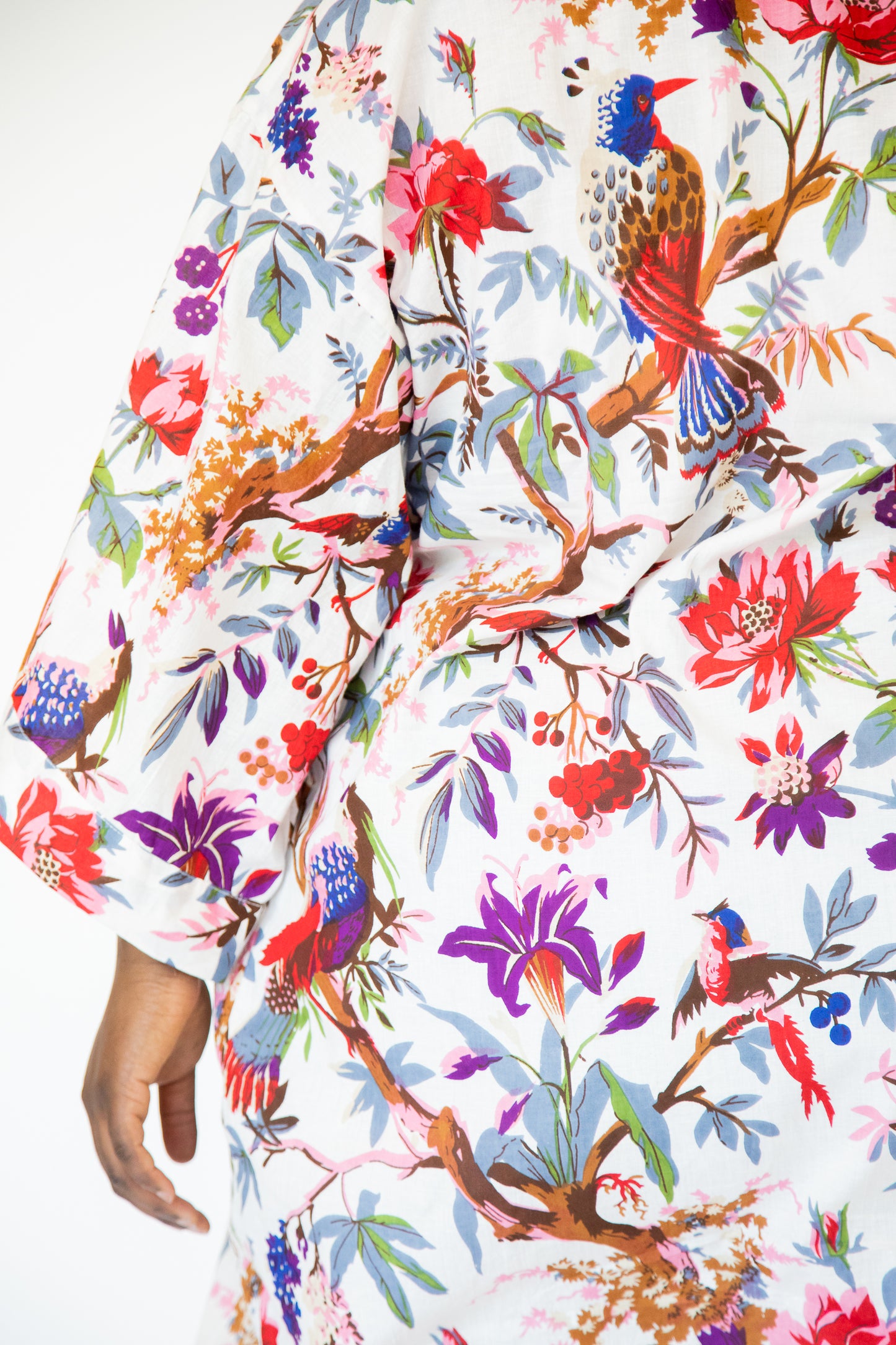 Tropicale White Kimono