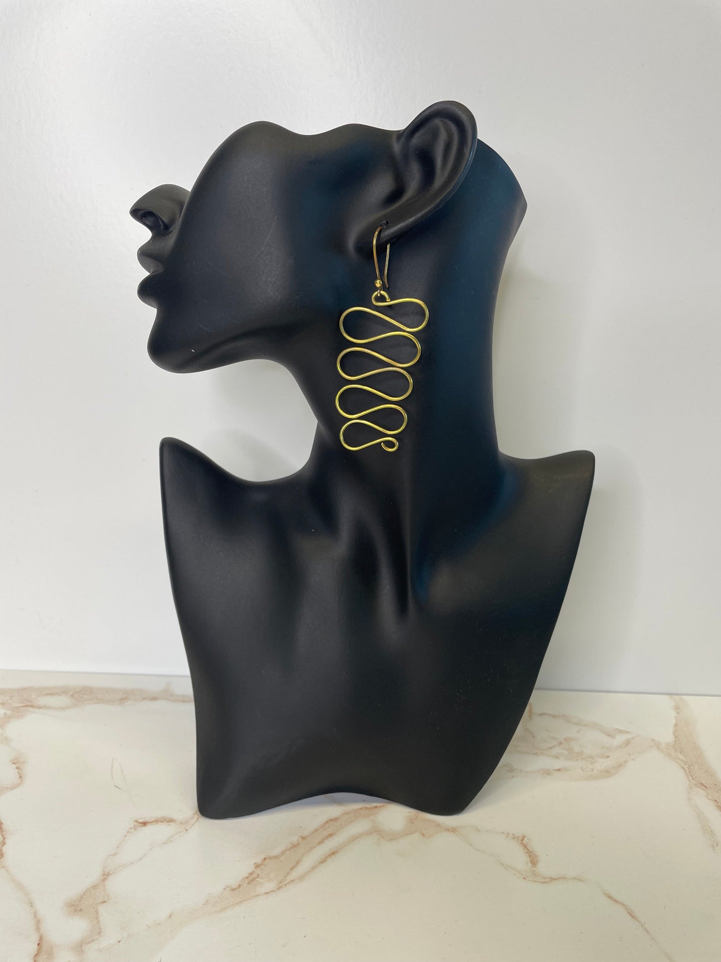 Ayah Brass Earrings