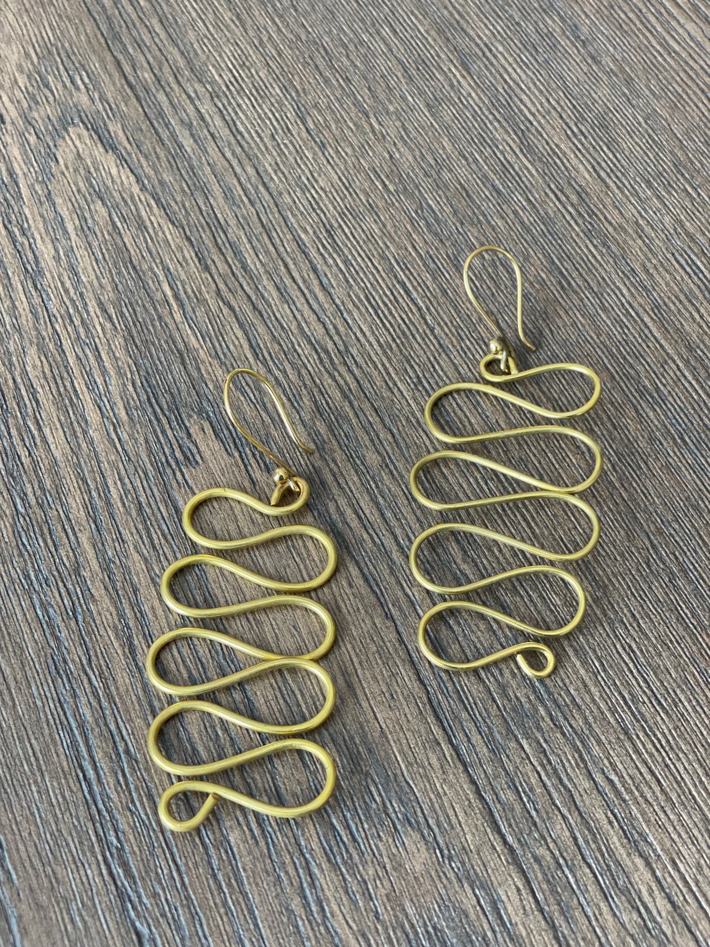 Ayah Brass Earrings