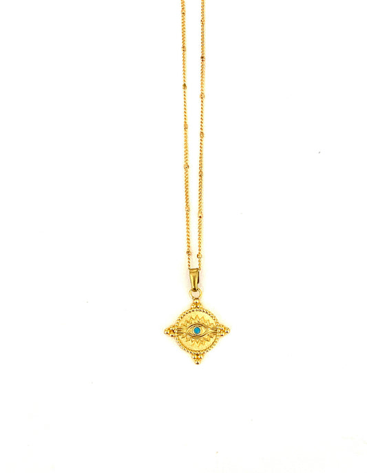 Blue Evil Eye Necklace
