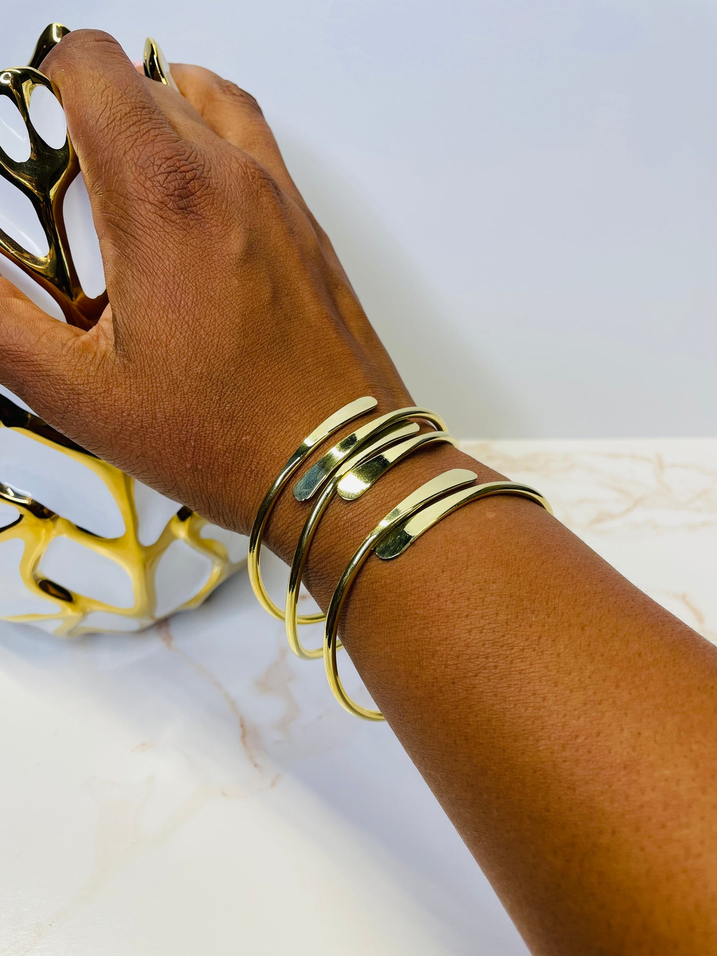 Mel Brass Cuff Bracelet