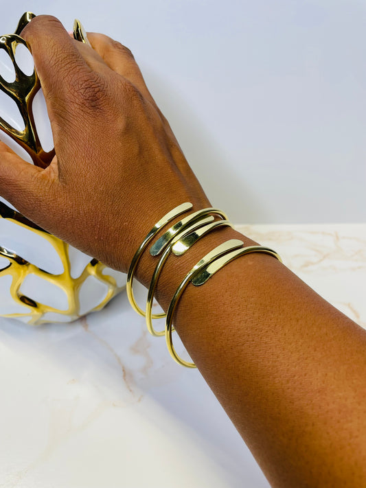 Mel Brass Cuff Bracelet