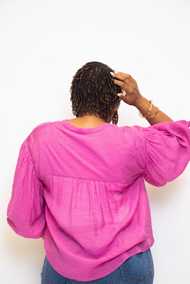 Nia Fuchsia Blouse