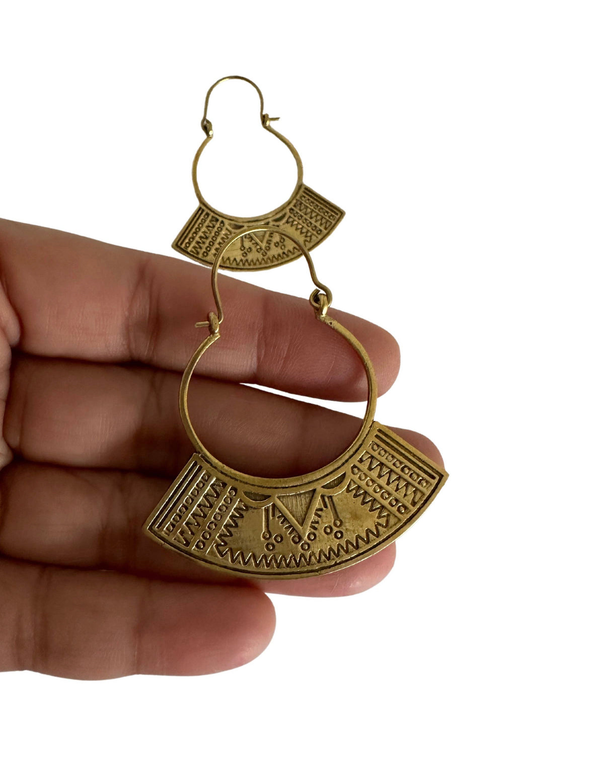 Danya Brass Earrings