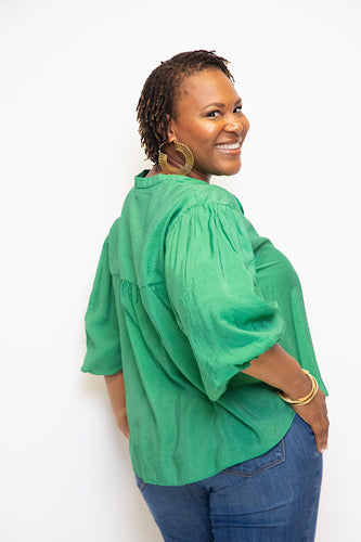 Nia Green Blouse