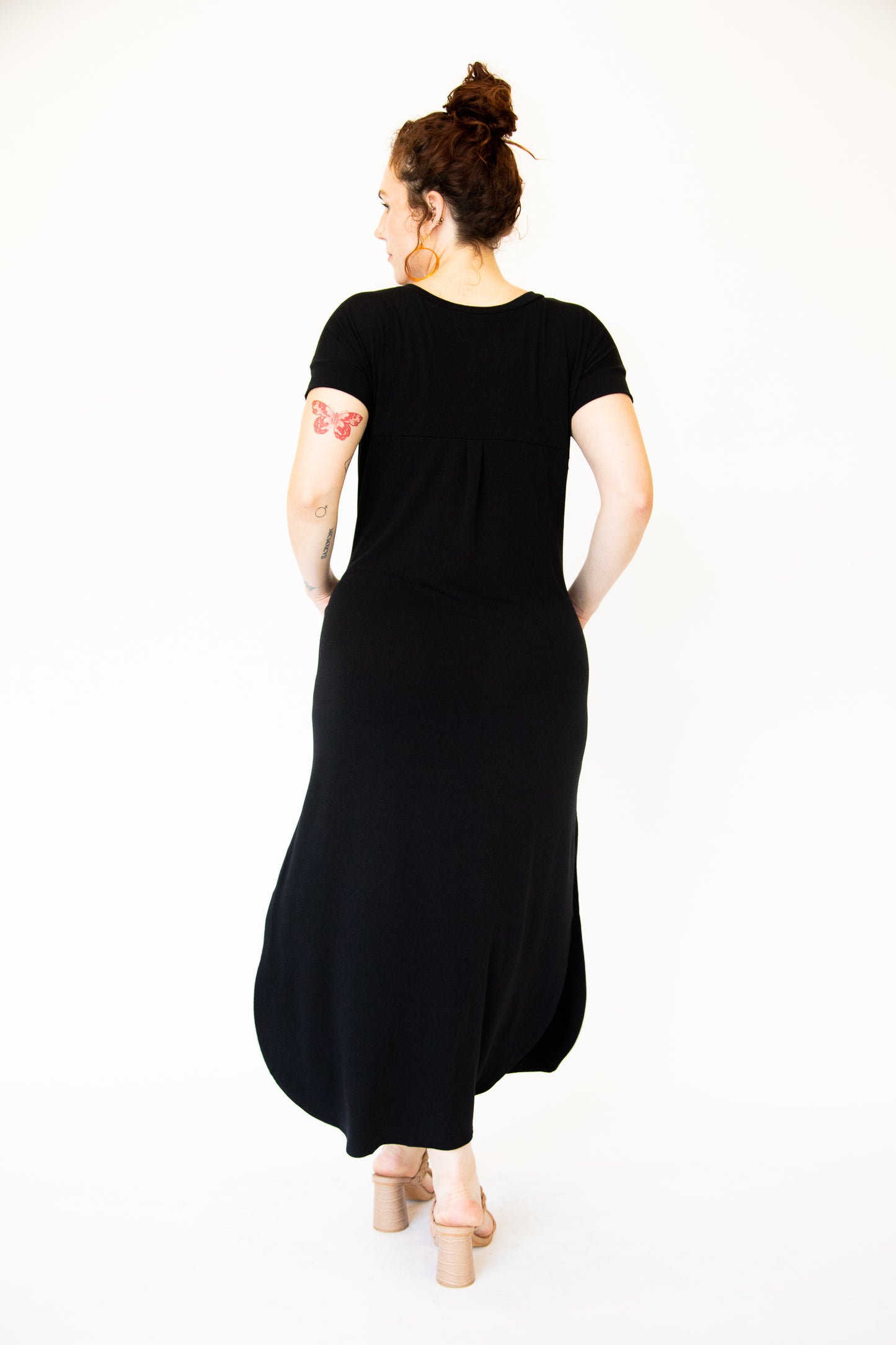 Splitville Maxi Dress Black