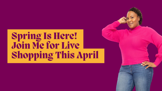 🌸 Spring Is Here! Join Me for Live Shopping This April 🌸