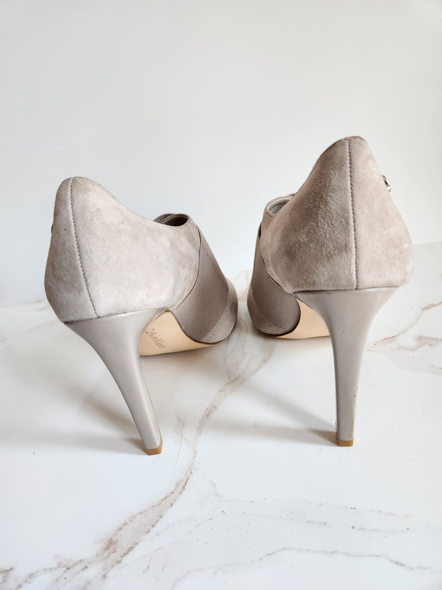 Calvin Klein Shandy Peep Toe Sz 7.5