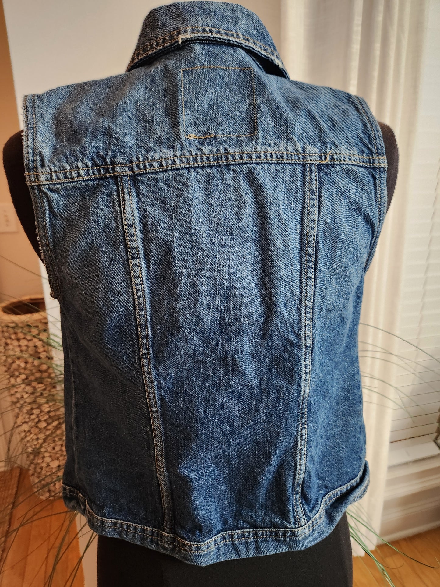 Mossimo Denim Vest Sz S