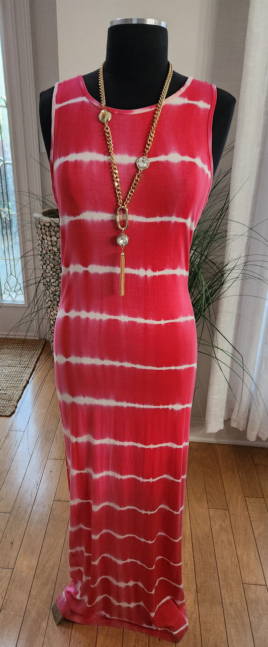 Tie Dye Maxi Dress Sz L