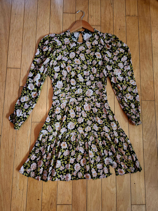Zara Floral Dress Sz XS