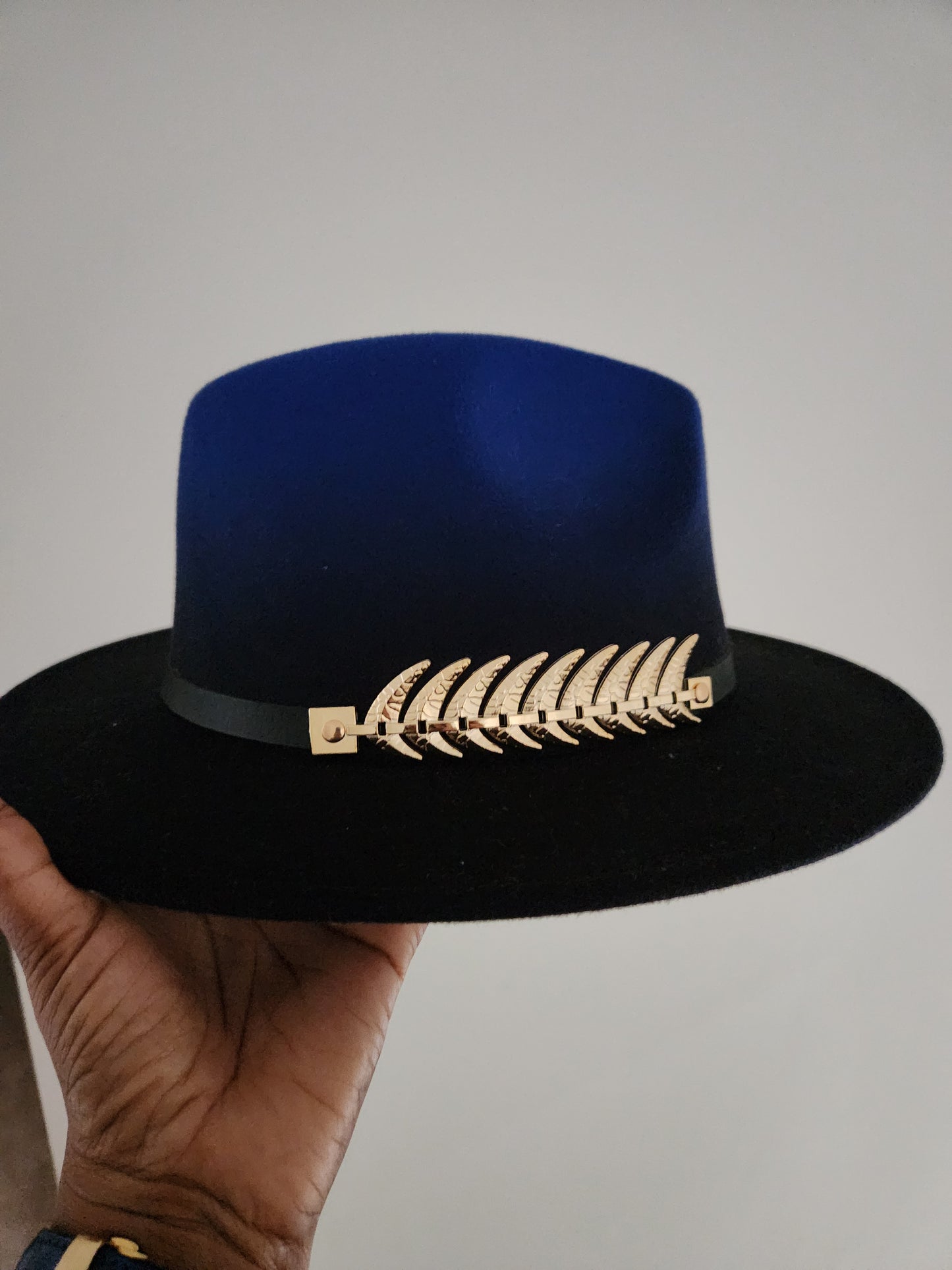 Ombre Blue Fedora