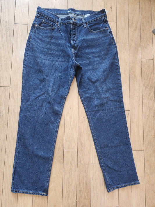 Old Navy High Rise Slouchy Straight Jeans Sz 12