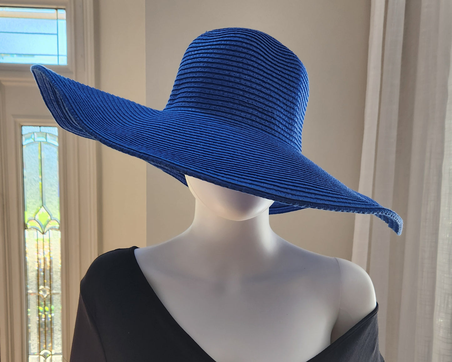 Blue Straw Hat