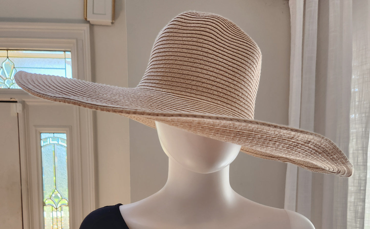 Blush Straw Hat