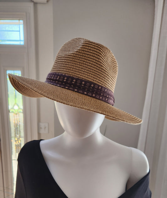 Safari Straw Fedora