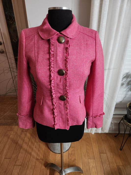 J. Crew Pink Blazer Sz 4