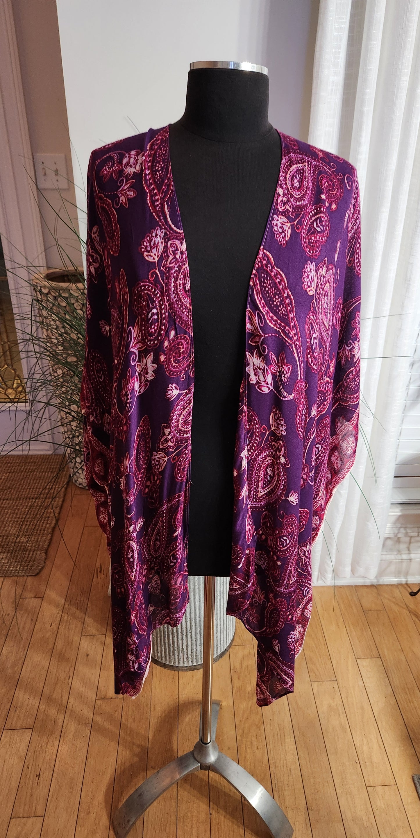 Catherines Paisley Coverup One Size