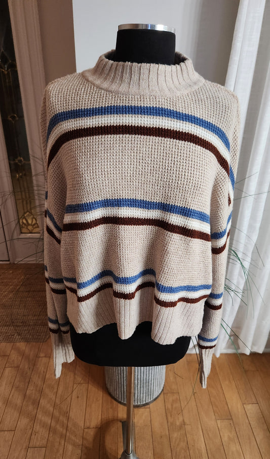 Arizona Jeans Striped Sweater Sz XXXL