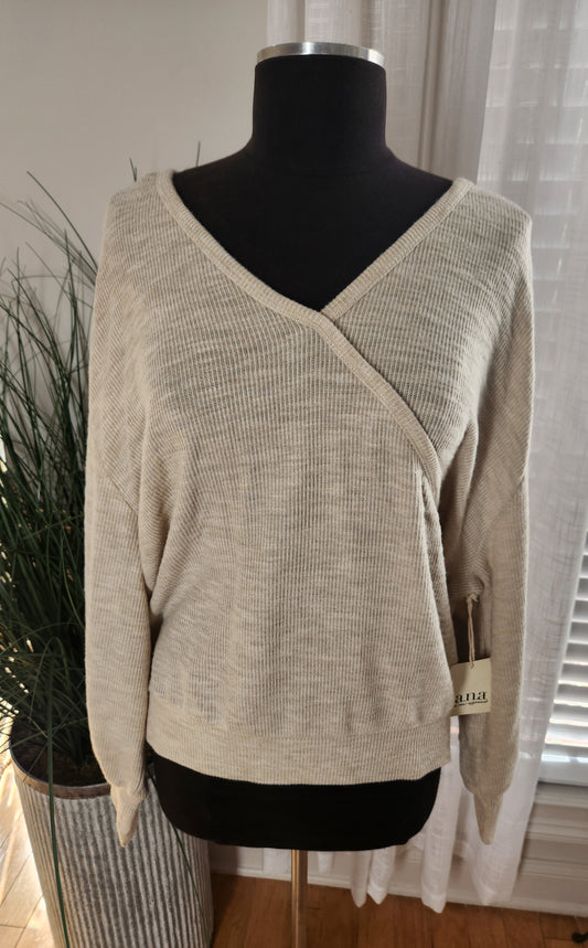 a.n.a Oatmeal Sweater Sz 2X