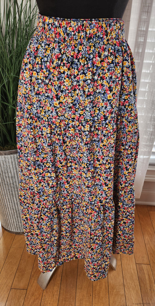 Old Navy Floral Skirt Sz 4X