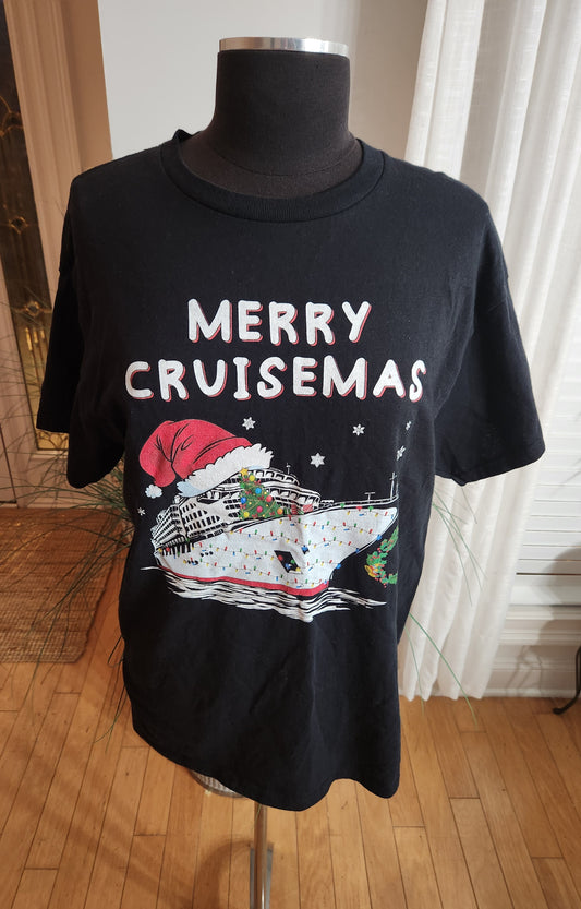 Merry Cruisemas Tee Sz L