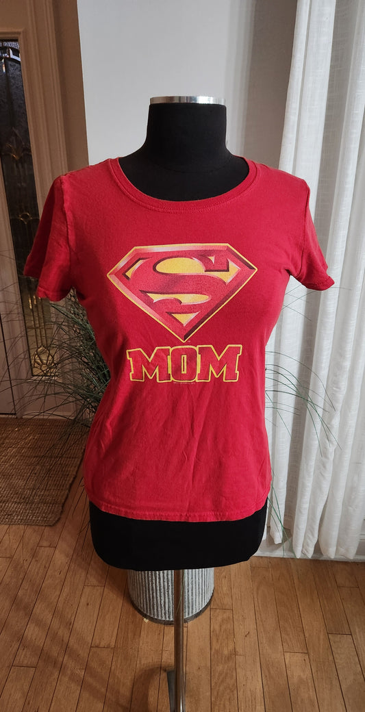 Super Mom Tee Sz M