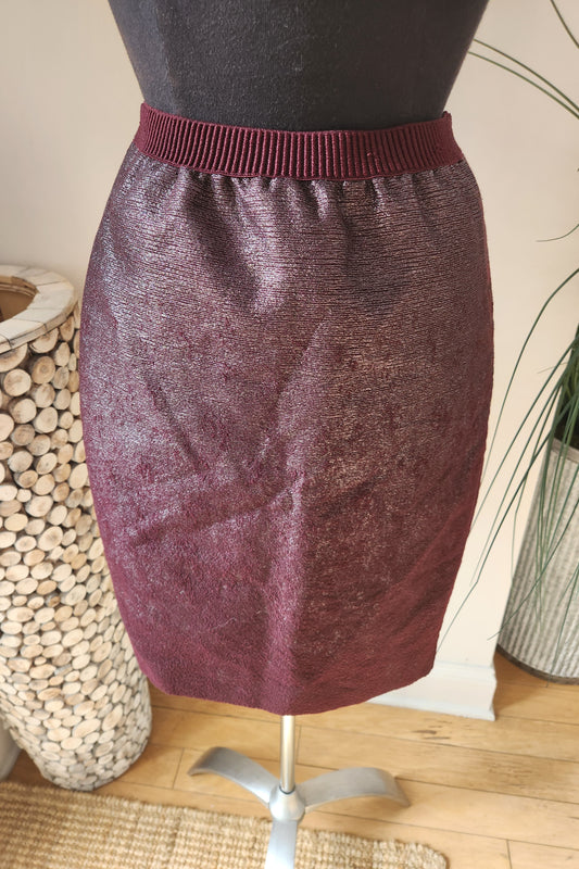 H&M Shimmer Pencil Skirt Sz 4