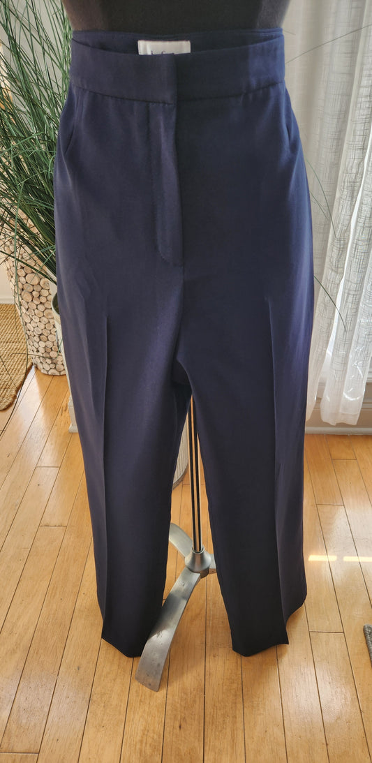 Le Suit Navy Pants Sz 12