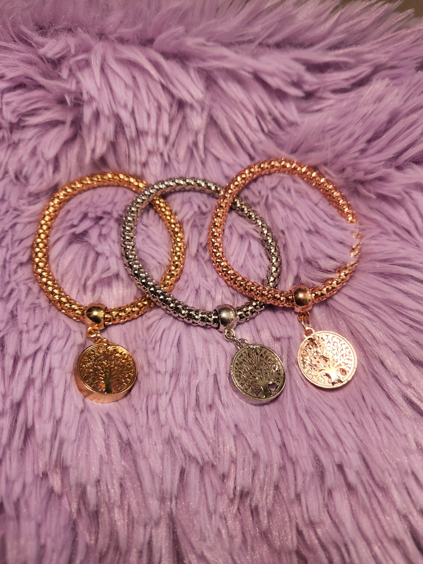 Tree of Life Trio Bracelet Set