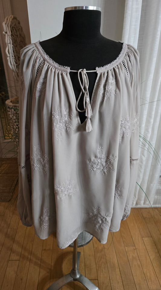 Dex Boho Blouse Sz 2X