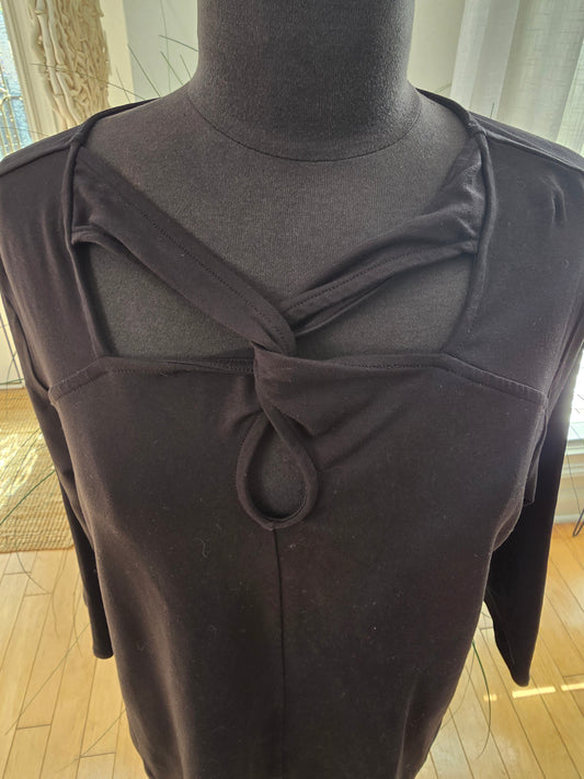 Cato Black Twist Top Sz 14/16