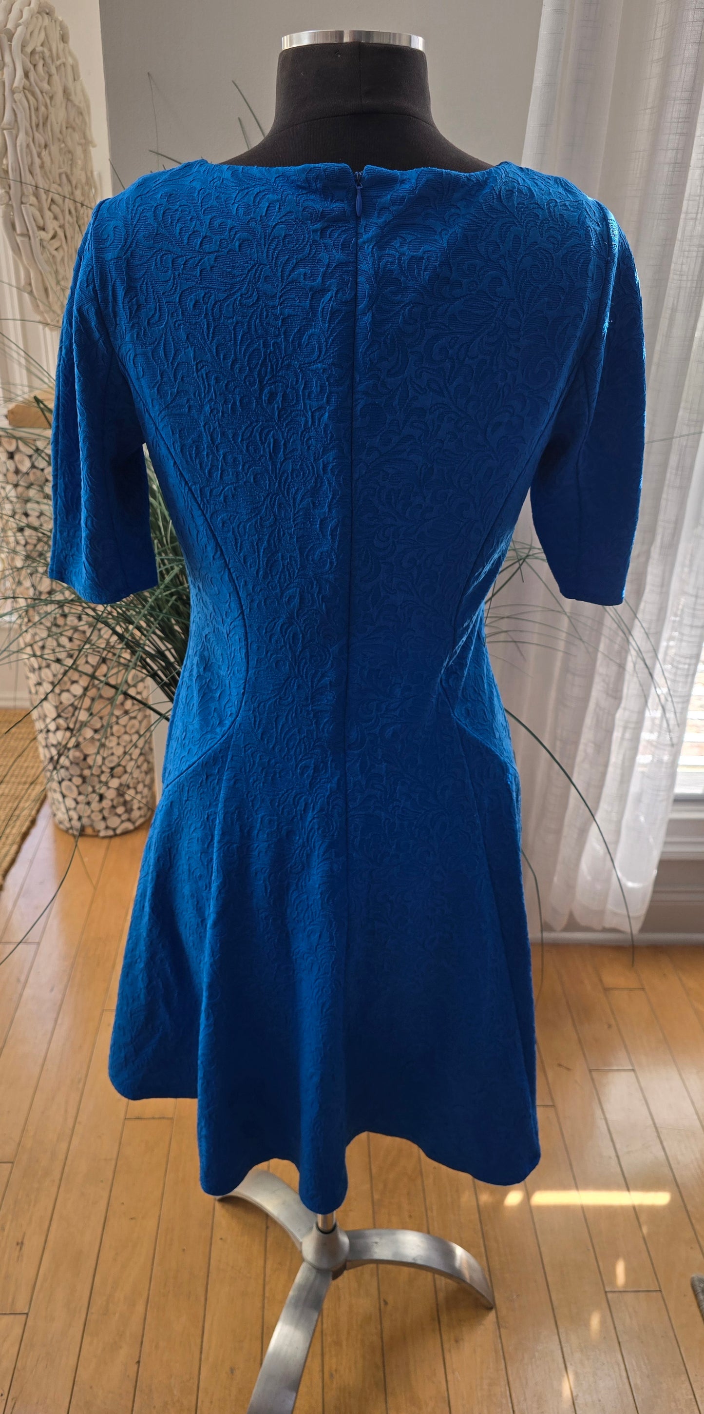 London Style Blue Dress Sz 8