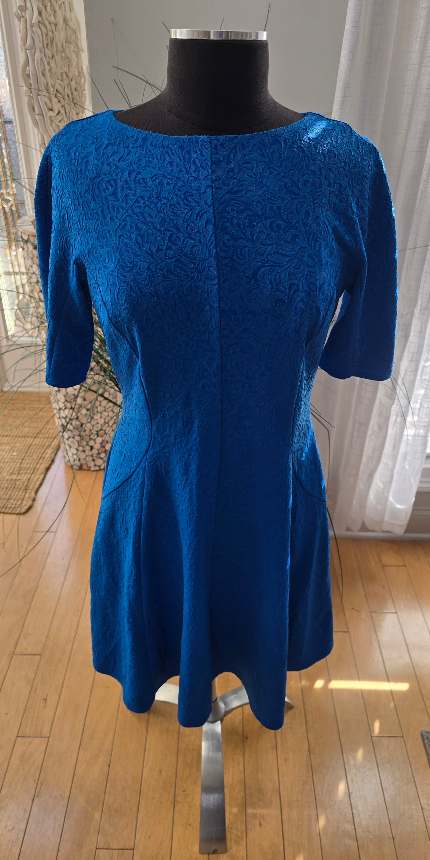 London Style Blue Dress Sz 8