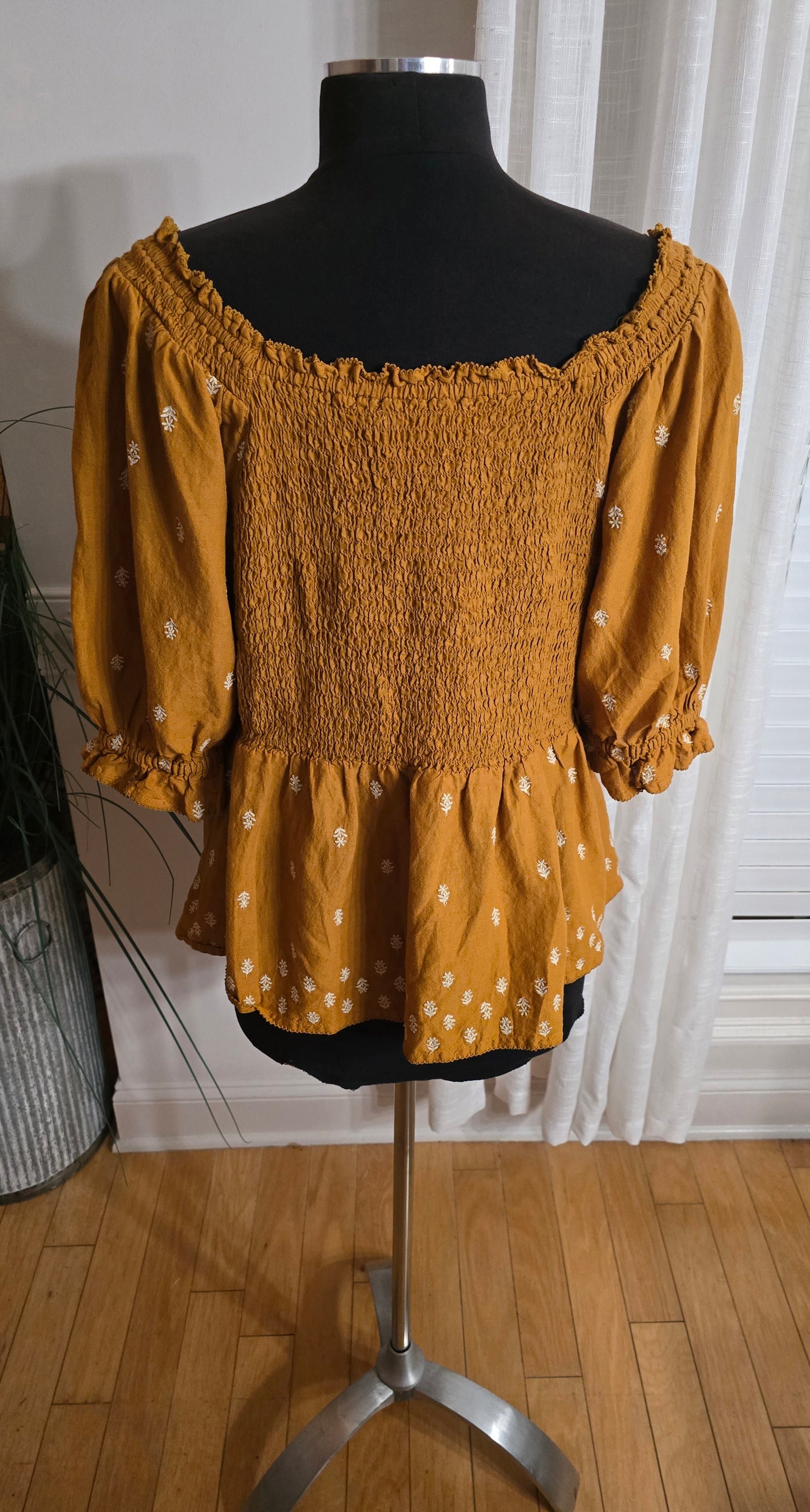 Old Navy Peasant Blouse Sz 2X