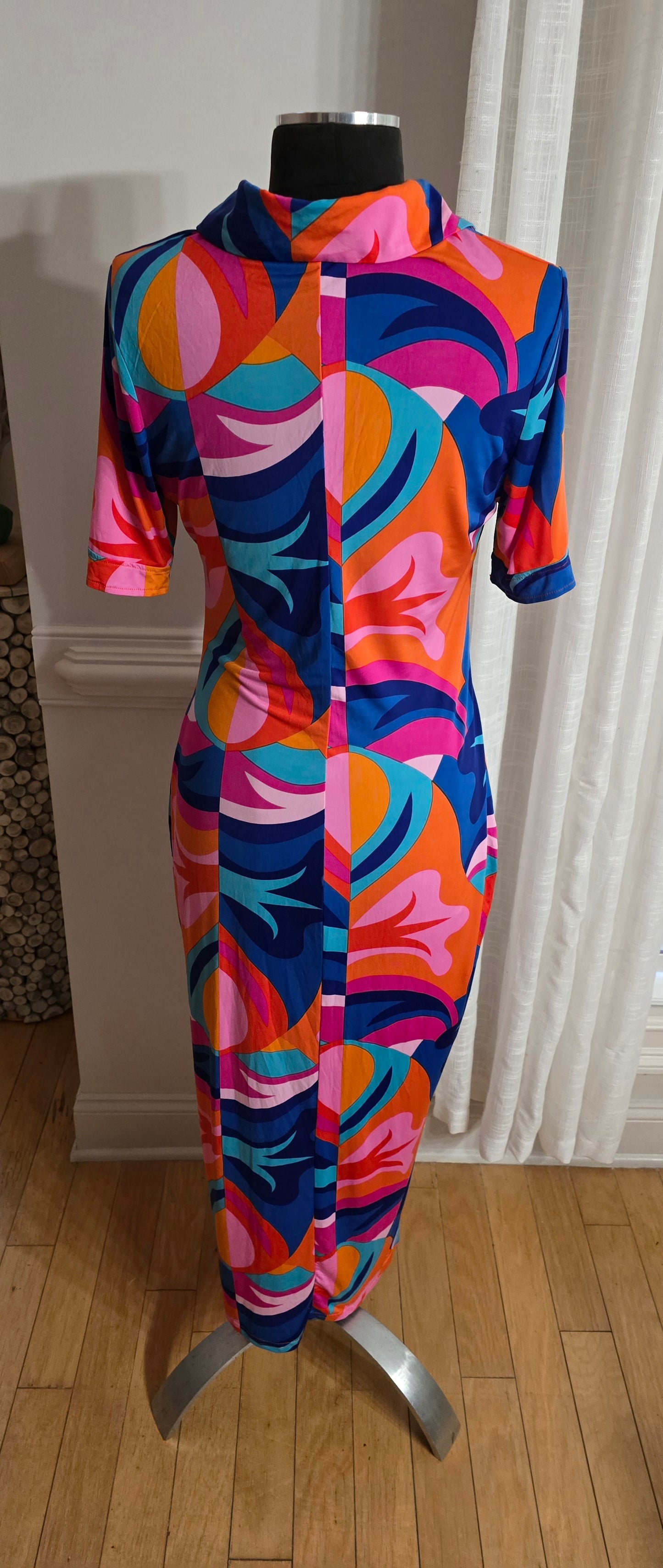 Multi-Colored Maxi Dress Sz XL