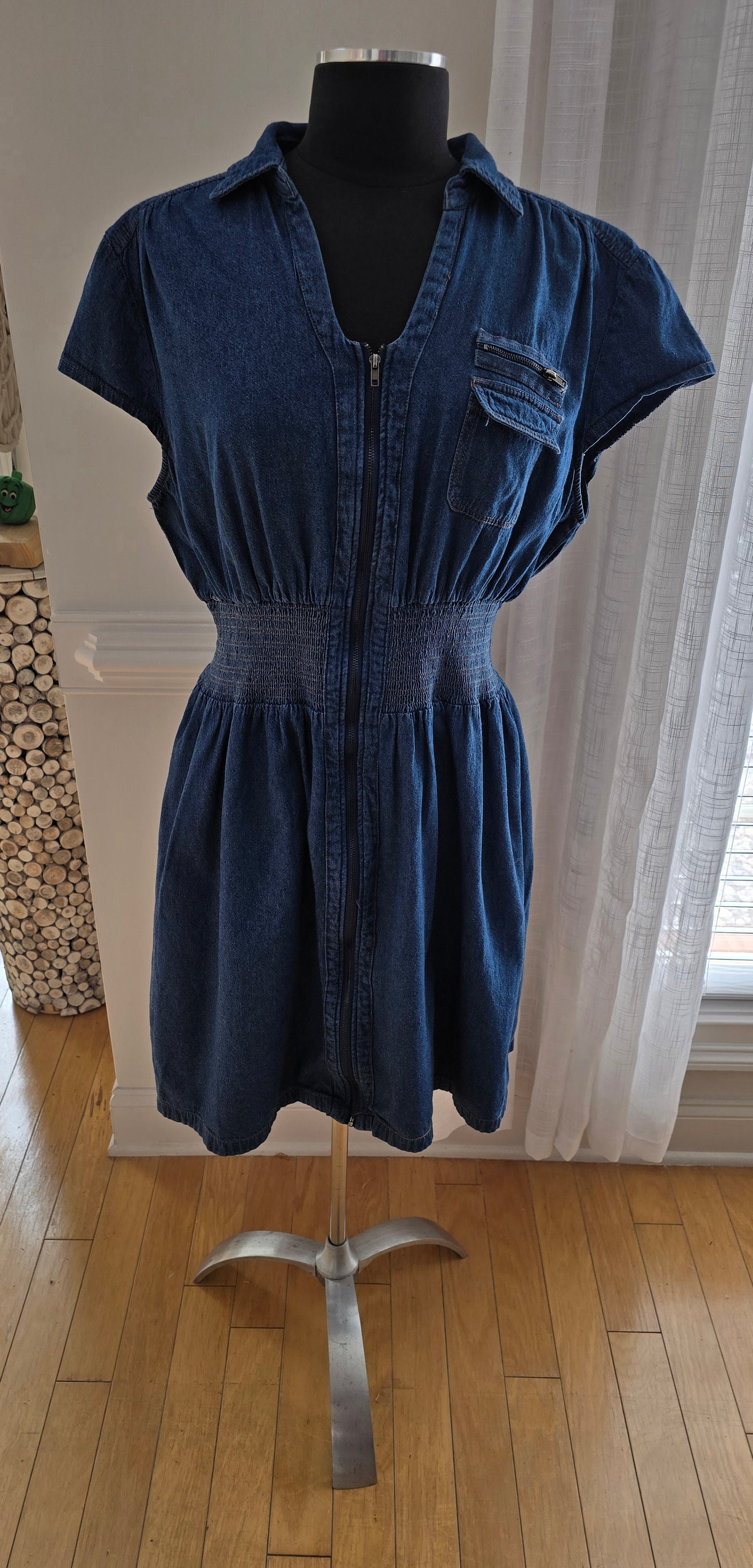 Ashley Stewart Denim Dress Sz 20