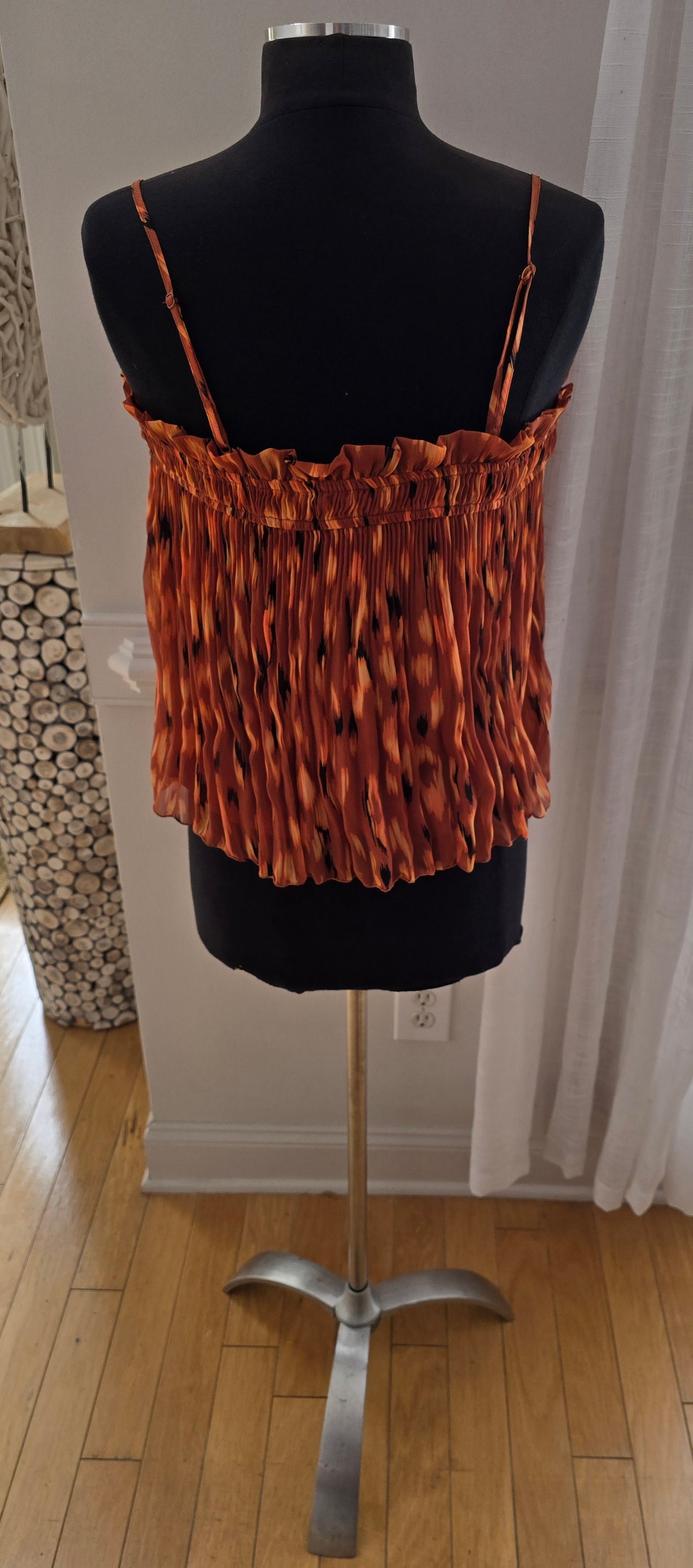 Nine West Pleated Cami Sz M