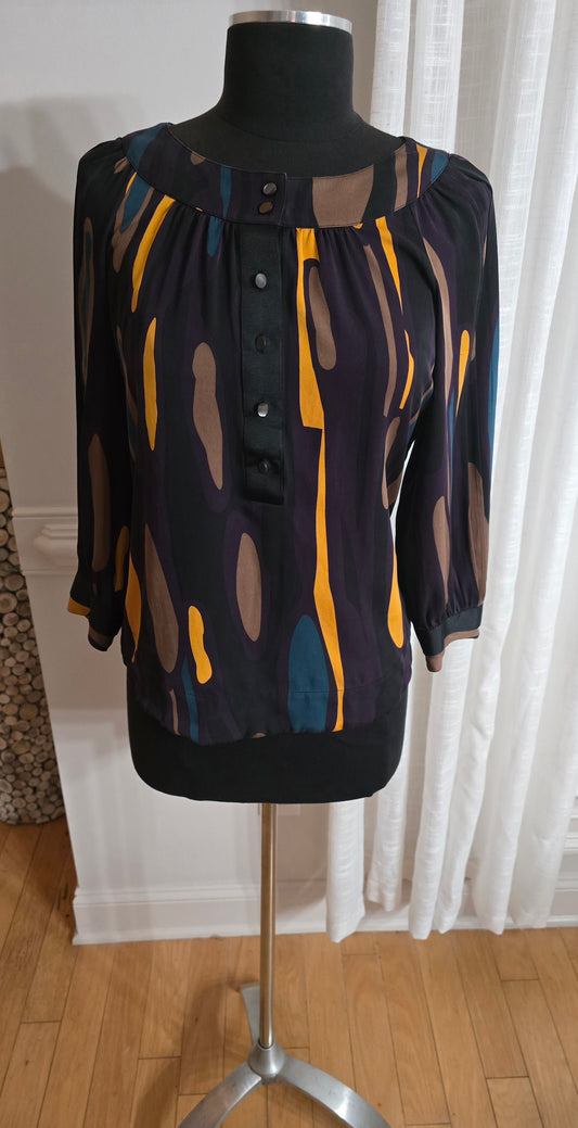 Diane von Furstenberg Blouse Sz 4