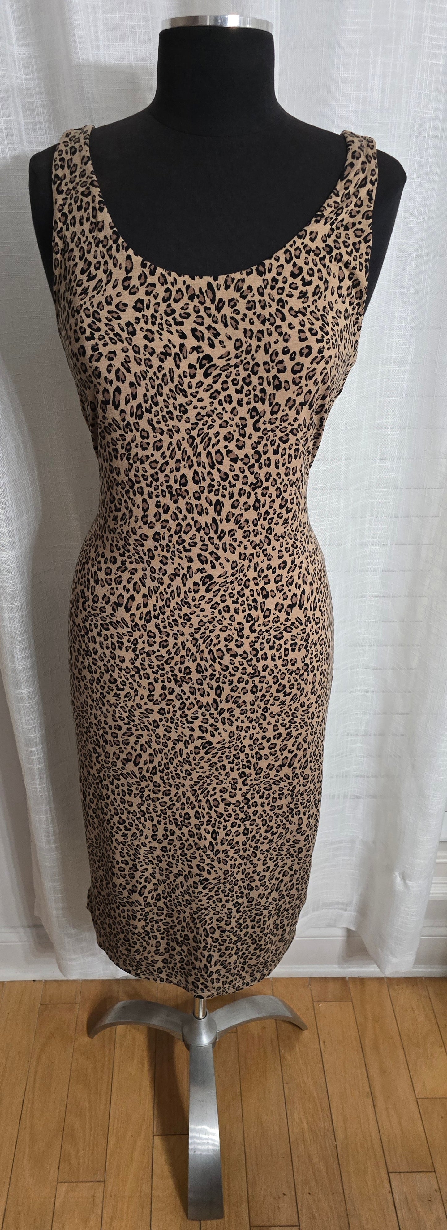 Bar III Animal Print Dress Sz L