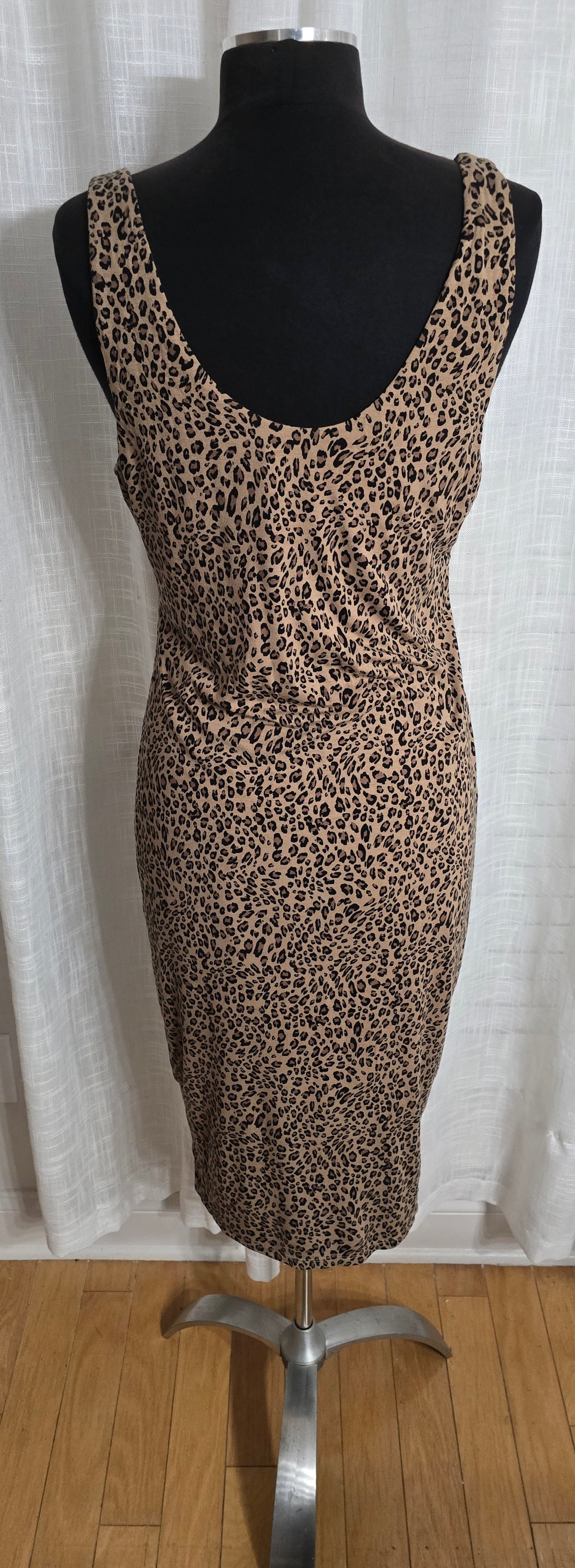 Bar III Animal Print Dress Sz L