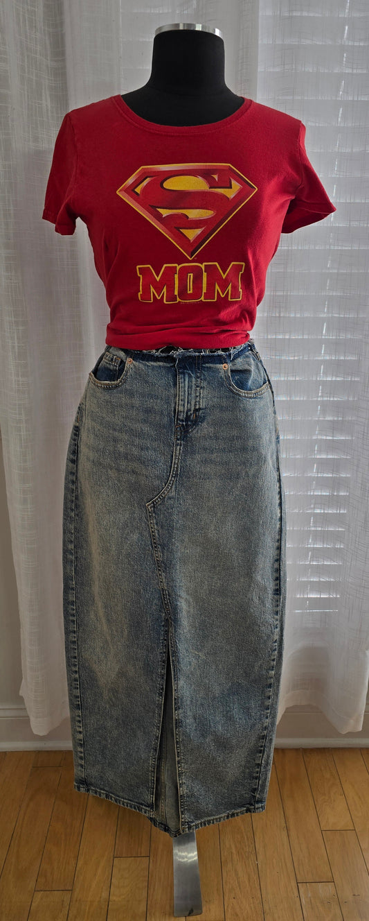 Wild Fable Long Denim Skirt Sz 4R