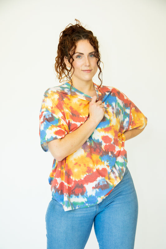 Zenana Colorful Oversized Tee