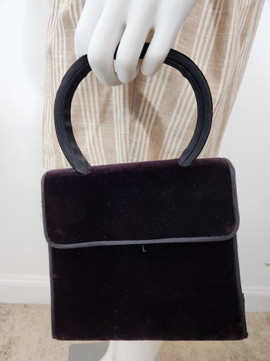 Hasting & Smith Vintage Velvet Handbag