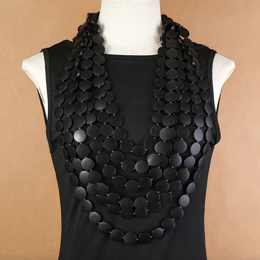 Black Drip Necklace