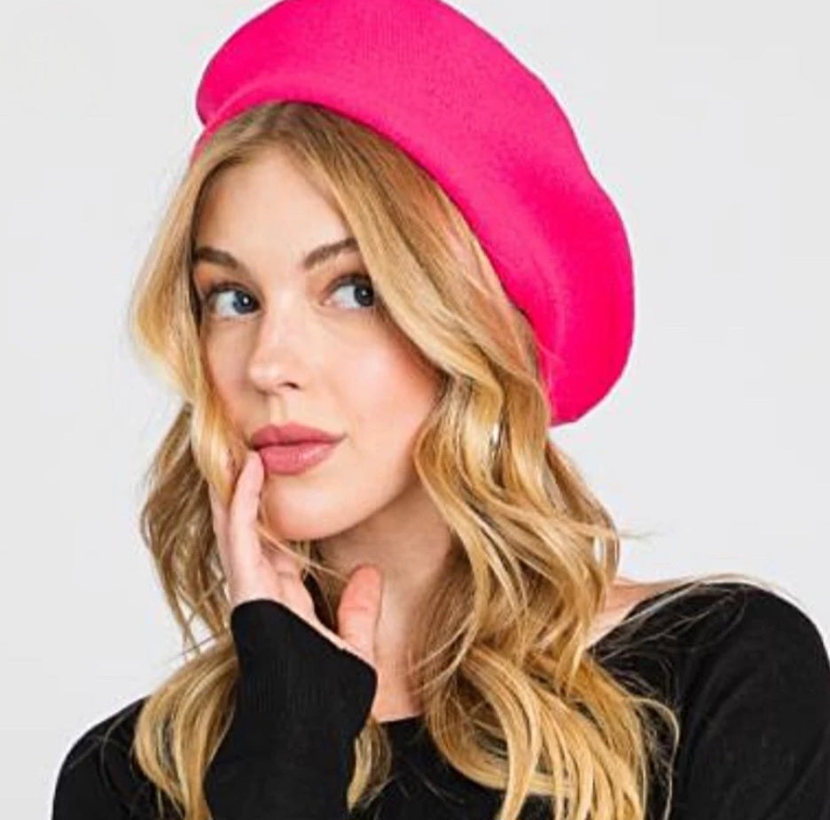 Fuchsia Tam Beret