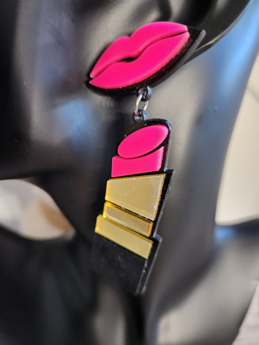 Smooches Pink Earrings