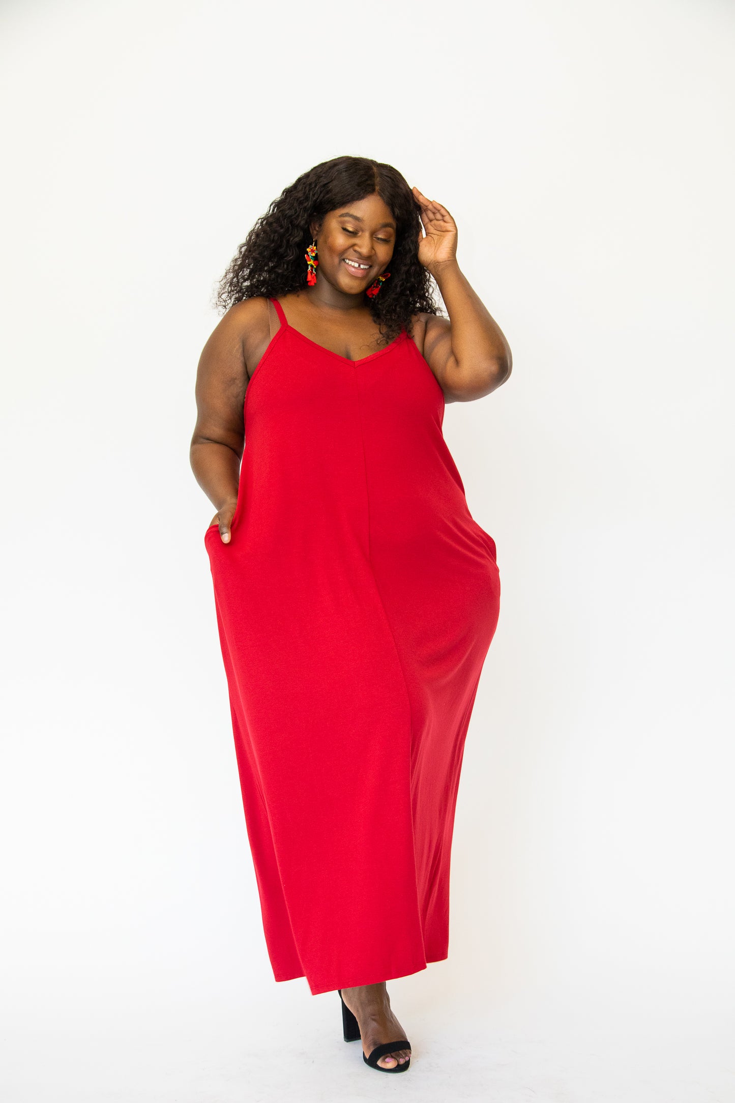 Summer's Day Maxi Dress Red