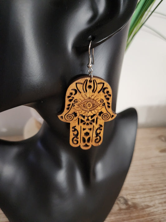 Hand of Hamsa Earrings