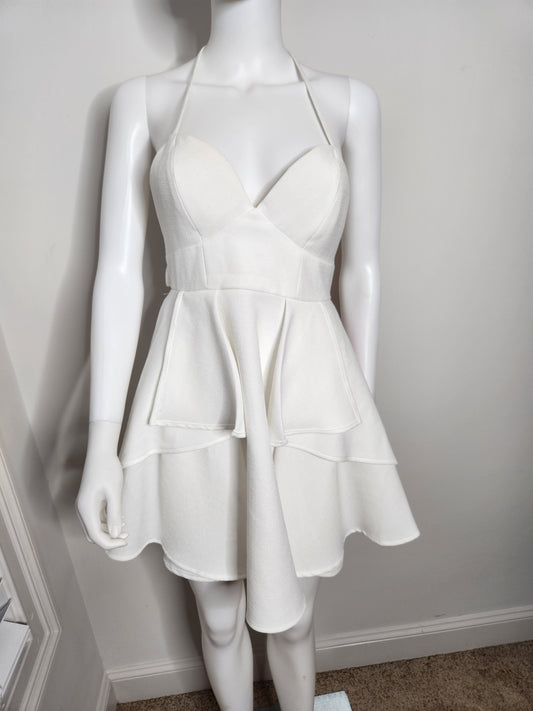 Luxxel White Dress Sz M